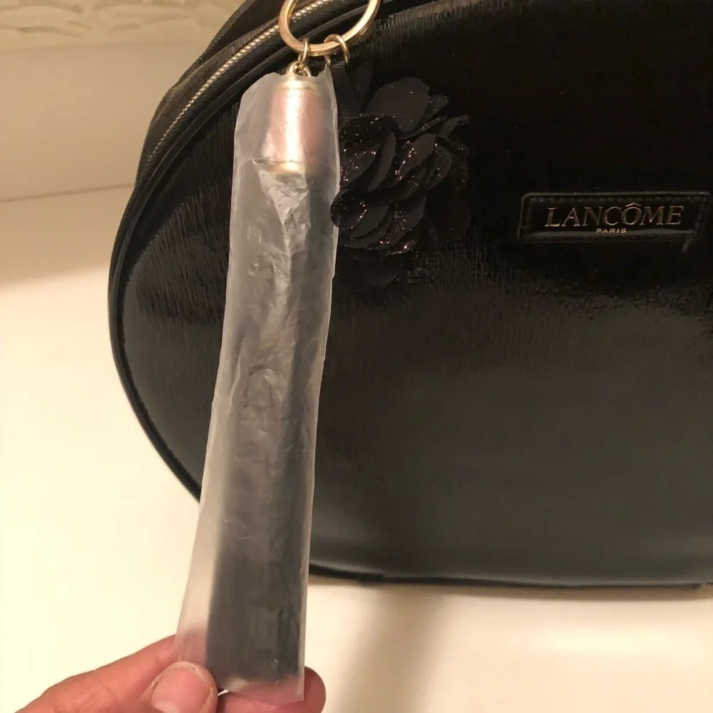 Lancôme Paris makeup bag patent brand new